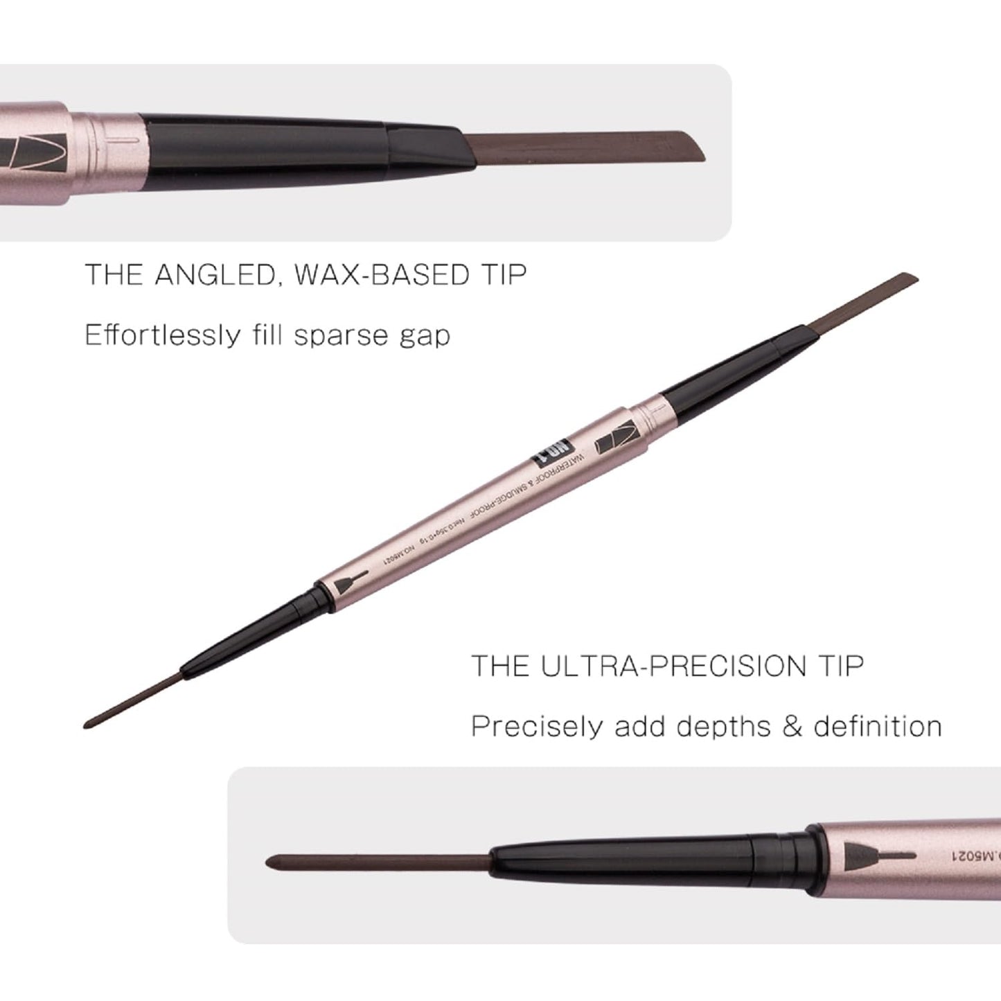 Eyebrow Pencil, Waterproof Eyebrow Makeup 2 Pack