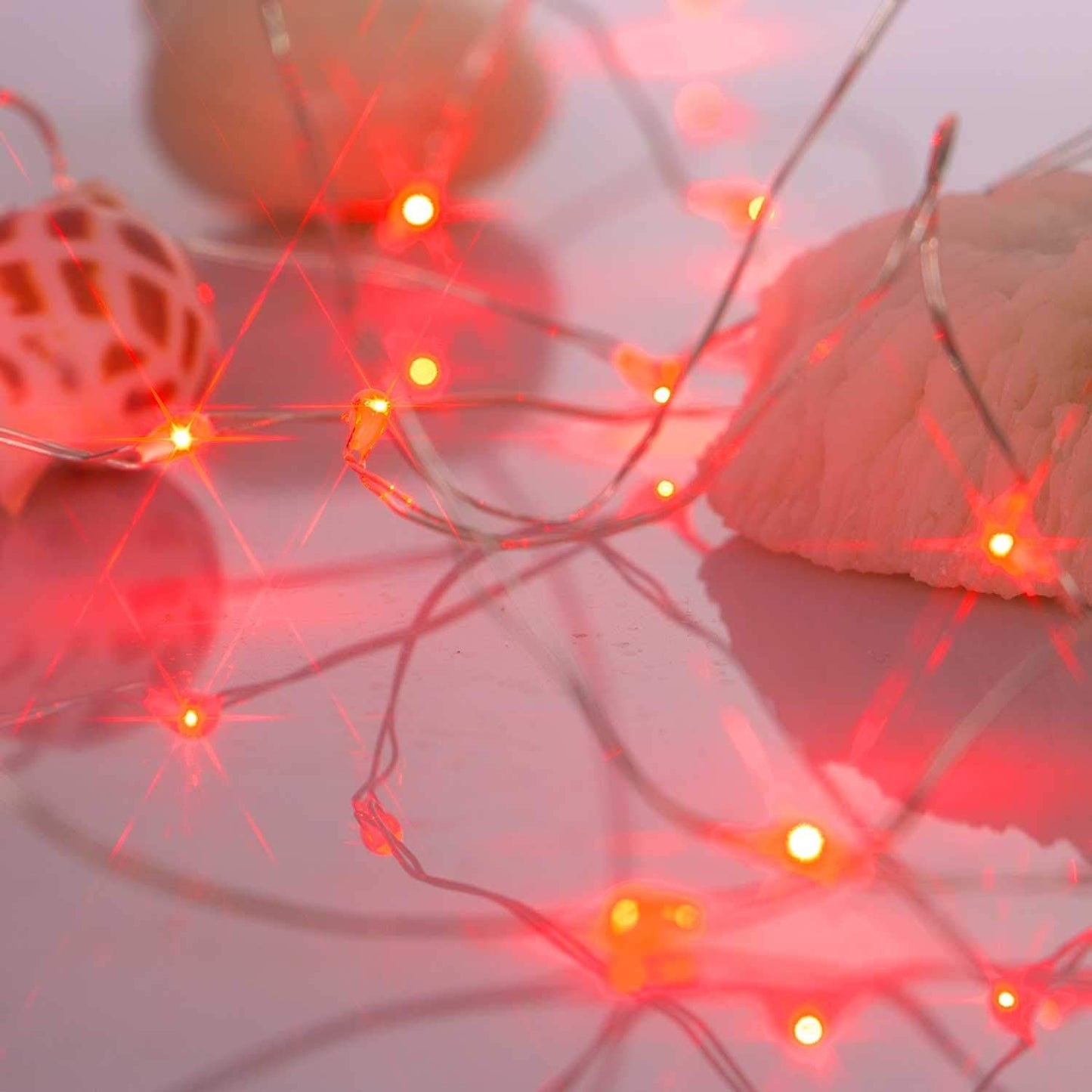 Combo Ariceleo Mini Fairy Lights, (5m/16ft Red + 5m/16ft Green)