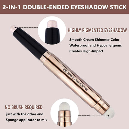 Eyeshadow stick Metallic Matte Shimmer Cream Eye Shadow Pencil