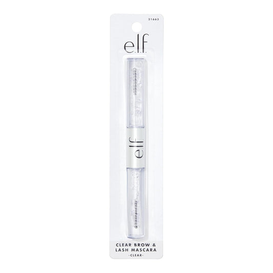 e.l.f. Clear Brow & Lash Mascara, Dual-Sided Brushable Clear Gel