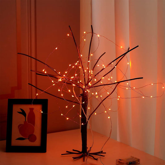 Combo Ariceleo Mini Fairy Lights, (5m/16ft Orange + 5m/16ft Blue)