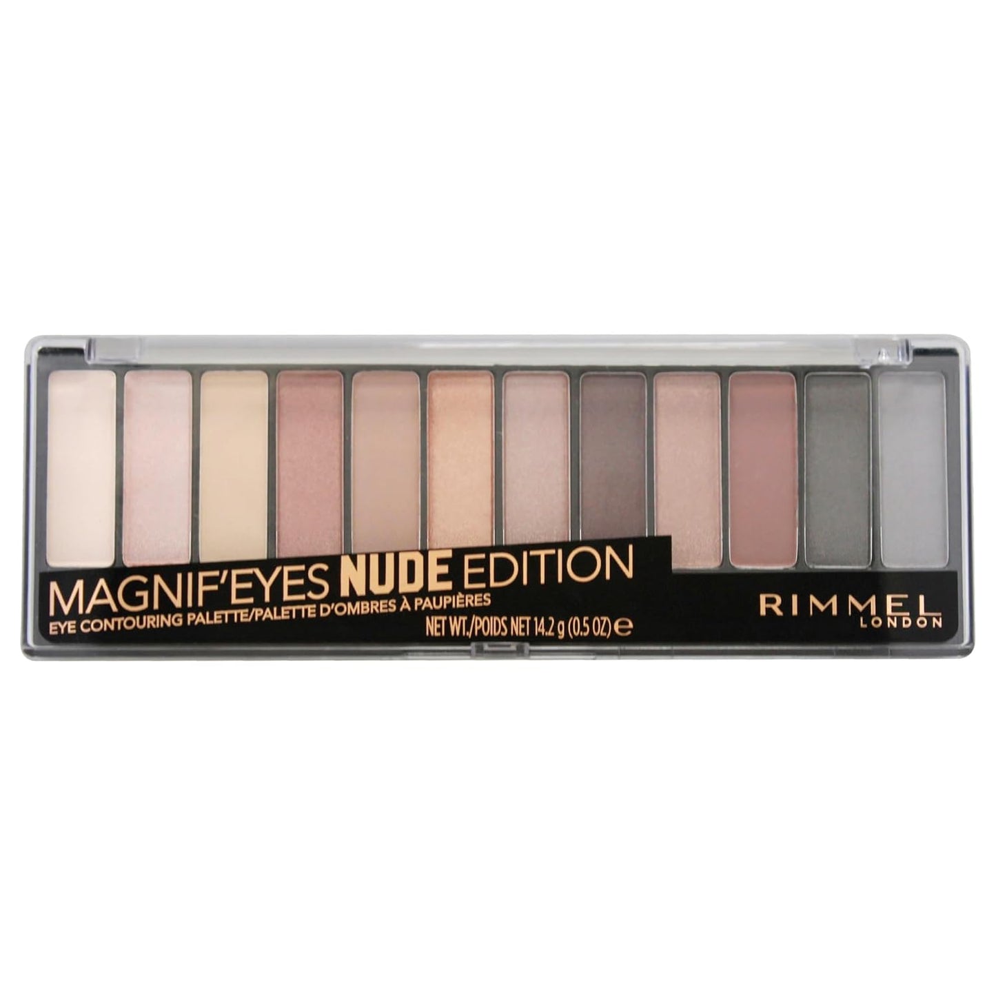 Rimmel London Magnif'Eyes Eyeshadow Palette, 12 Shades 0.5oz