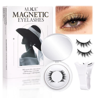 ALICE Magnetic Eyelashes without Eyeliner Natural Reusable Magnetic