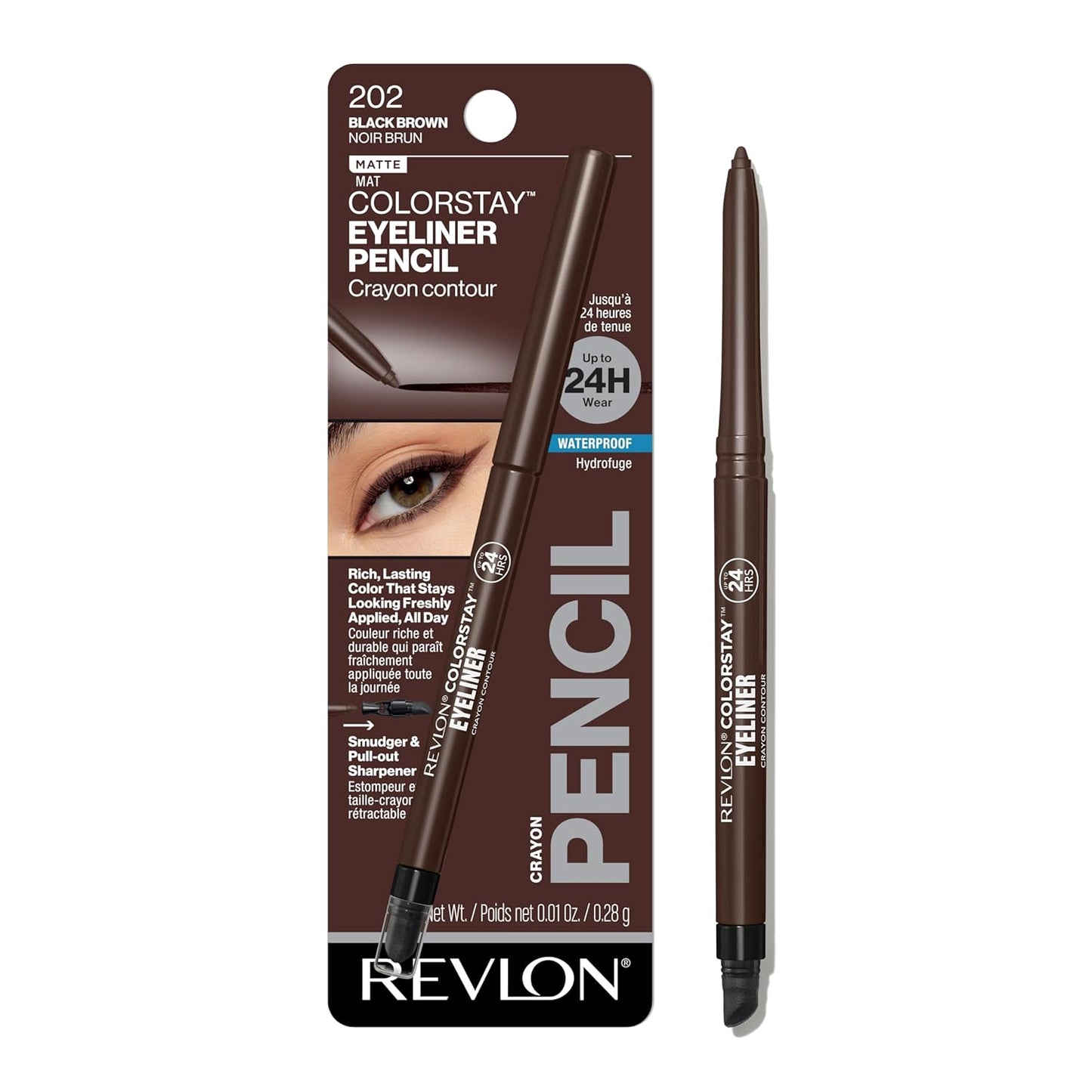 Revlon ColorStay Eyeliner Pencil, Eye Makeup Stocking Stuffers