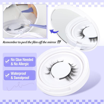 ALICE Magnetic Eyelashes without Eyeliner Natural Reusable Magnetic