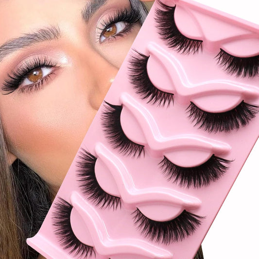 Veleasha Cat Eye Lashes Natural Look Fox False Eyelashes Gorgeous