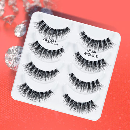 Ardell Demi Wispies False Eyelashes Black, 4 pairs, 1 Pack