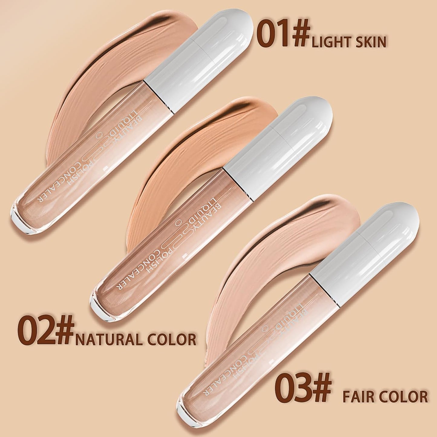 Full-Coverage Concealer for Dark Circles & Spots