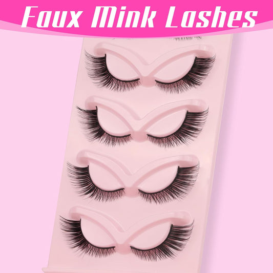 Veleasha Cat Eye Lashes False Eyelashes