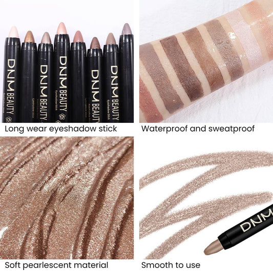 evpct 8Pcs Cream Eye Shadow Brightener Sticks Set for Eyes, Waterproof 03