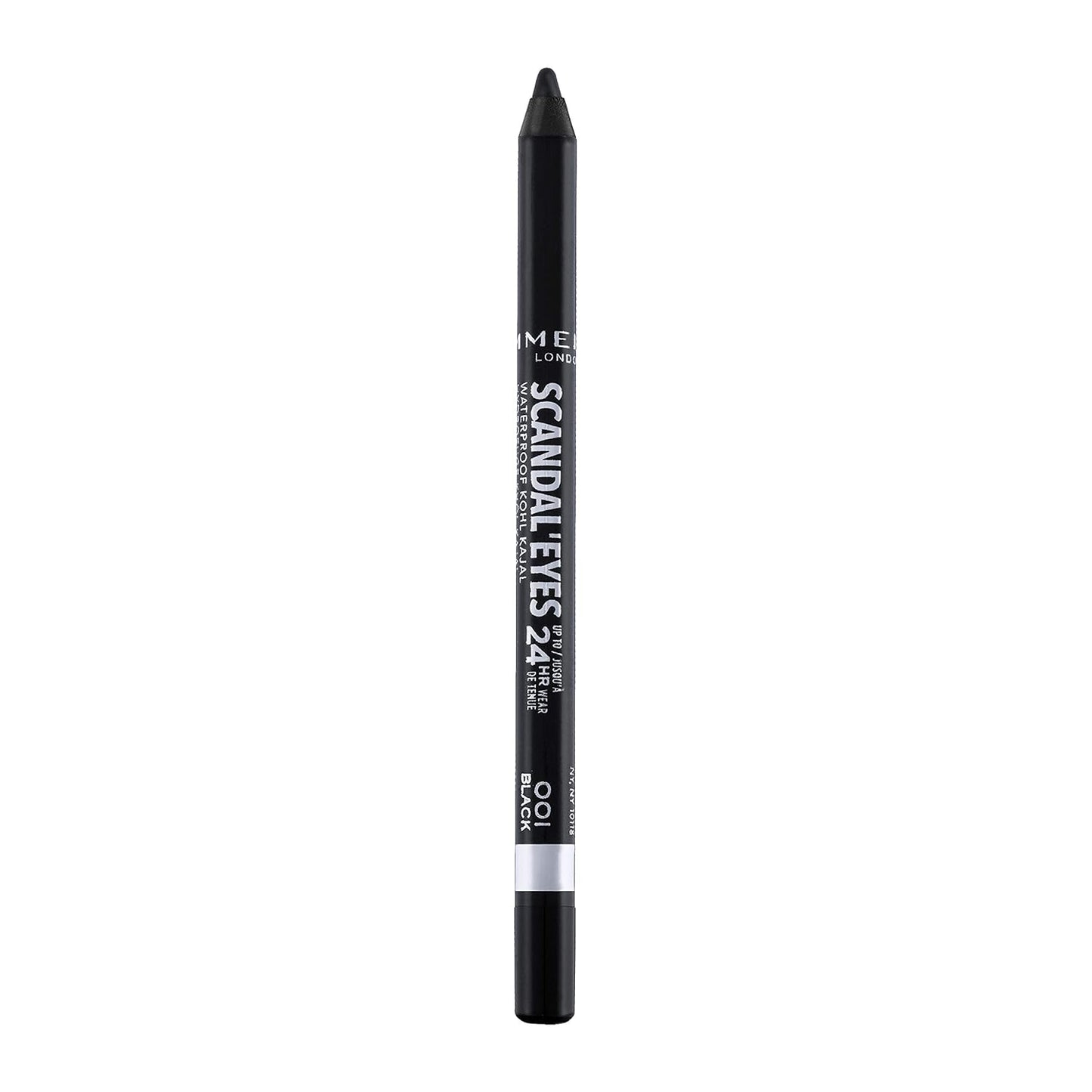 Rimmel London Scandaleyes Waterproof Gel Pencil Eyeliner, 001, Black, 0.04oz