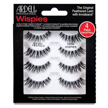 Ardell Demi Wispies False Eyelashes Black, 4 pairs, 1 Pack