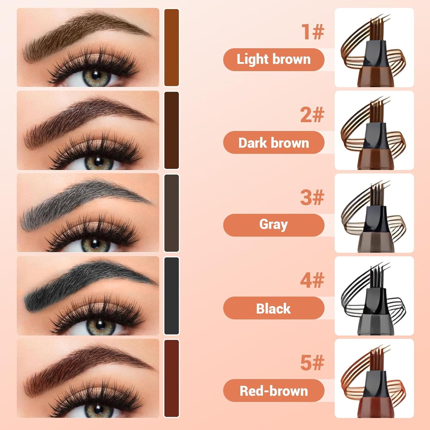 2Pc Magic Microblading Eyebrow Pencil