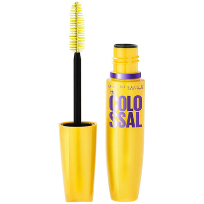 Maybelline Volum' Express Colossal Washable Mascara Makeup, Volumizing, Glam Black, 1 Count