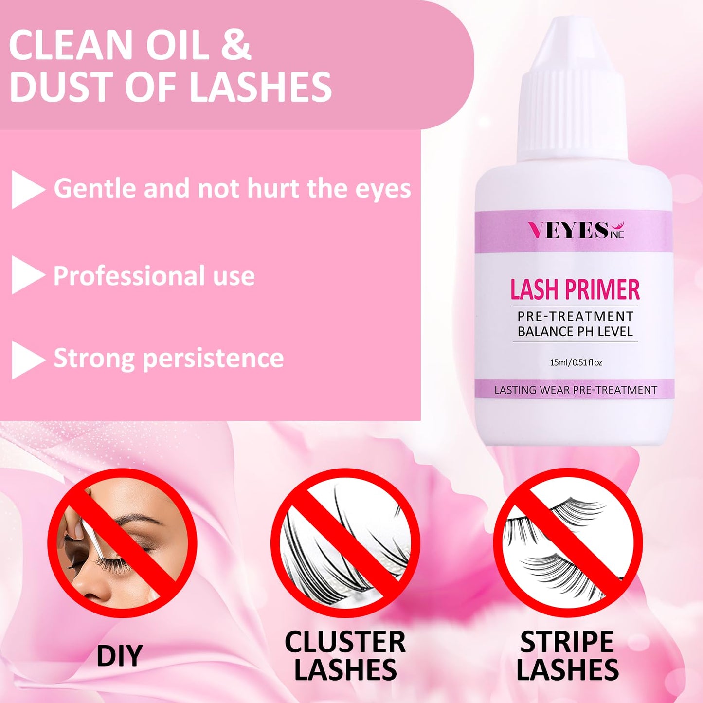 VEYES INC Lash Primer for Eyelash Extensions 15ml