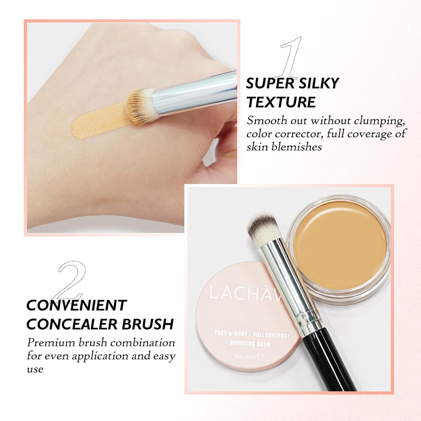 Concealer Full Coverage Kit with Brush