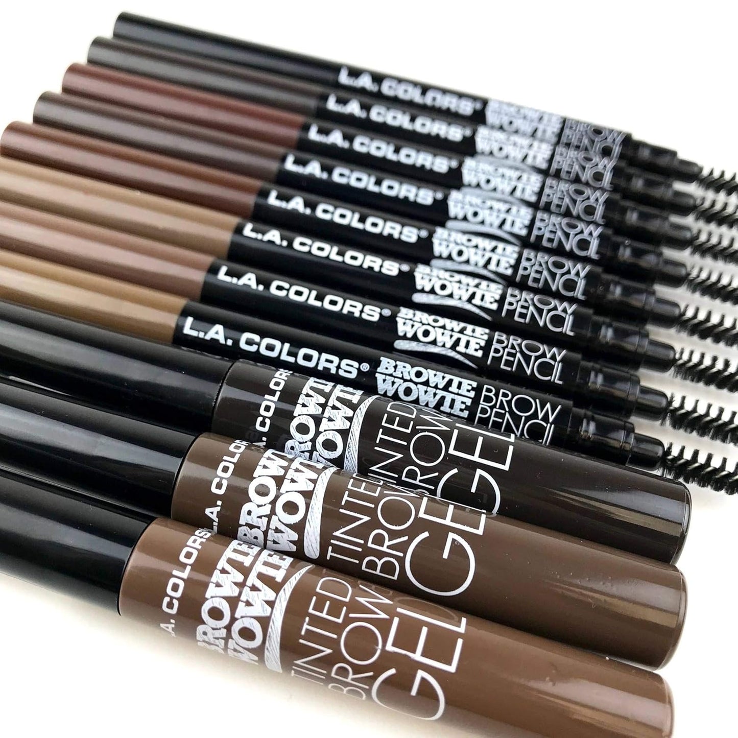 L.A. COLORS Browie Wowie Tinted Brow Gel, Soft Brown CBG411