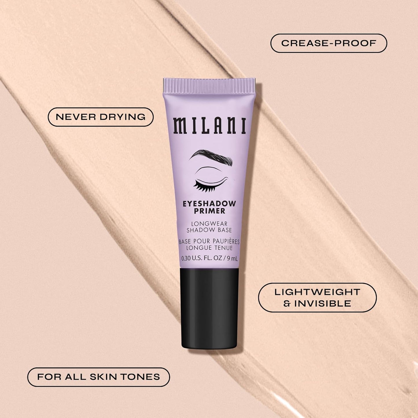 Milani Eyeshadow Primer - Nude (0.3 Fl. Oz.)