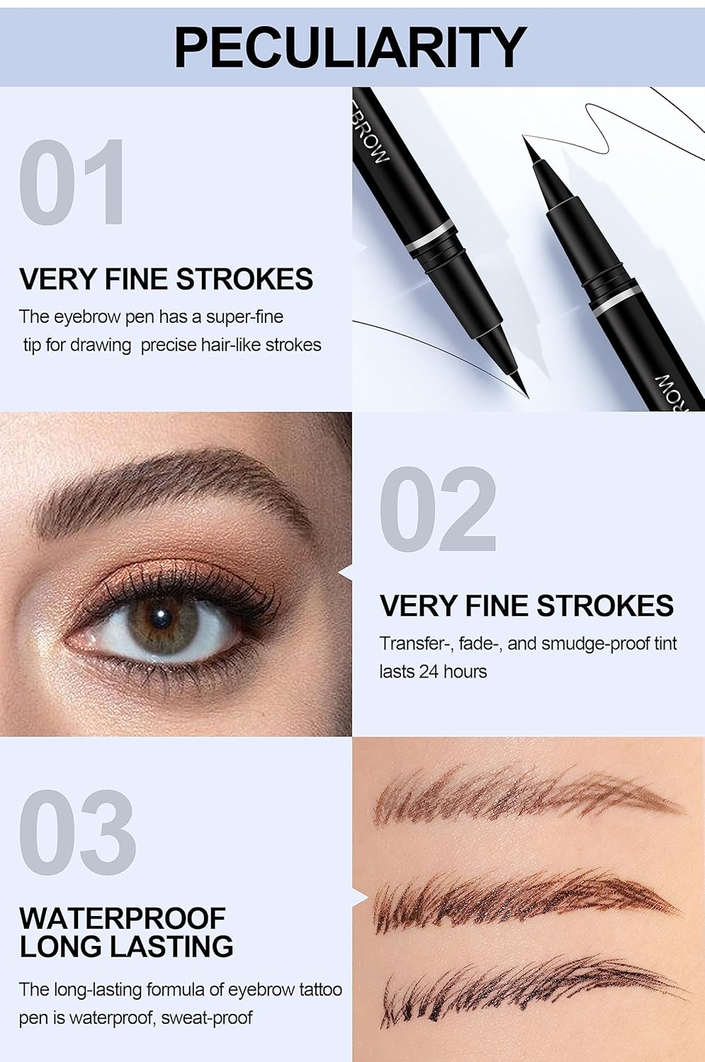 Easilydays Eyebrow Pencil Ultra-Fine Liquid Eyeliner