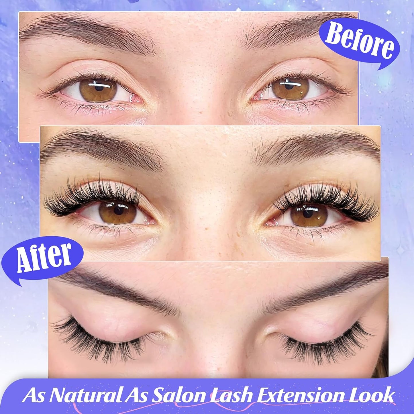 ALICE Magnetic Eyelashes without Eyeliner Natural Reusable Magnetic