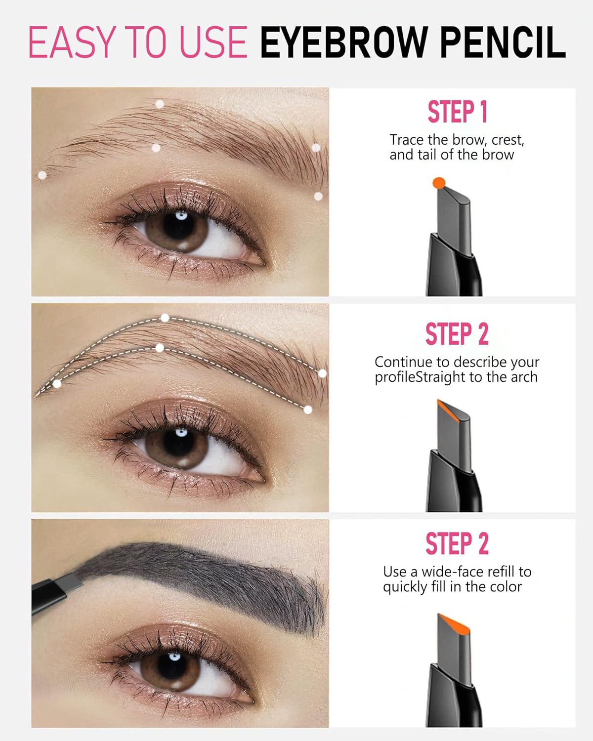 Grey Eyebrow Pencil for Older Women