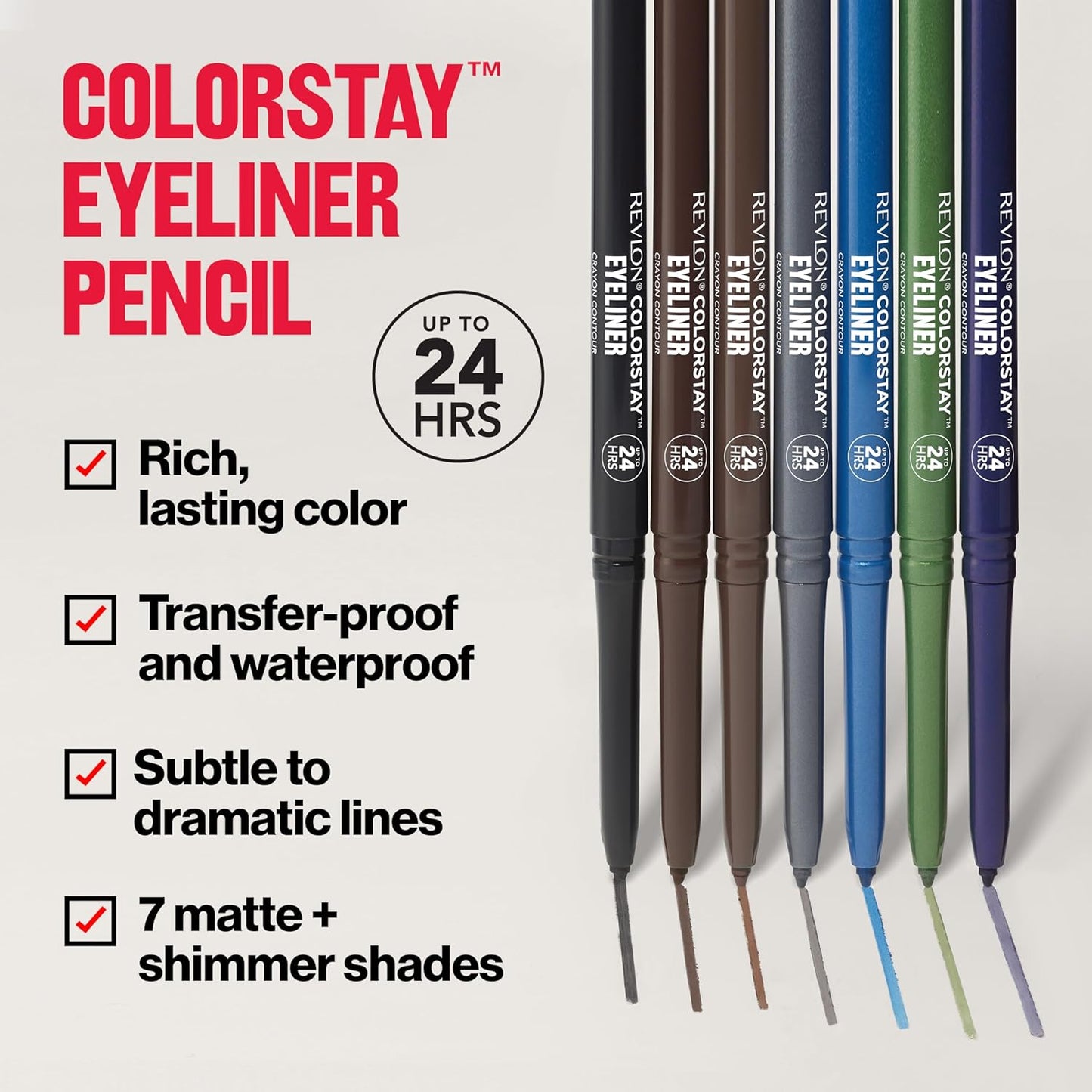 Revlon ColorStay Eyeliner Pencil, 0.01 oz (Pack of 1)