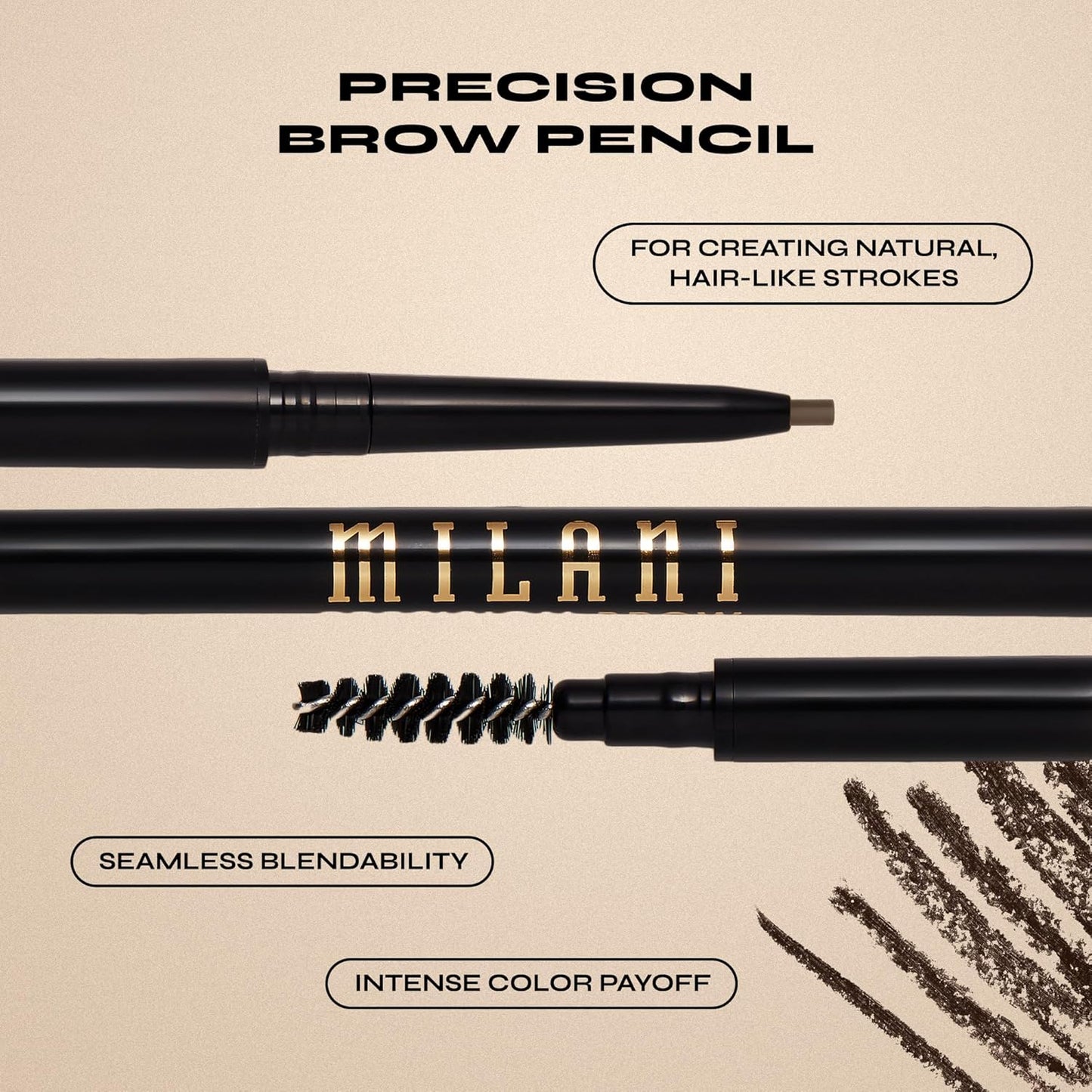 Milani Precision Brow Pencil (Medium Brown)