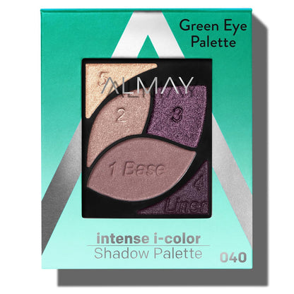 Almay Eyeshadow Palette, Longlasting Eye Makeup,  040 Green Eyes, 0.1 Oz